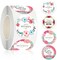 500PCS Happy Mother’s Day Sticker Roll – 1.5-Inch Round Floral Labels for Envelope Seals, Gift Wrap, DIY Cards, Party Favors & Box Decorations